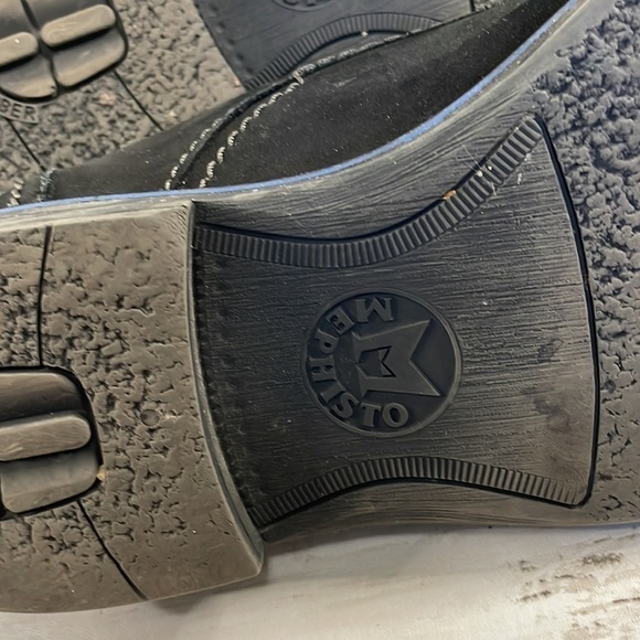 Mephisto Black Suede Air Jet Oxfords - Picture 12 of 13